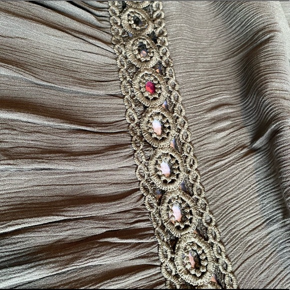 Off The Shoulder Dark Green Summer Dress - Picture 3 of 4